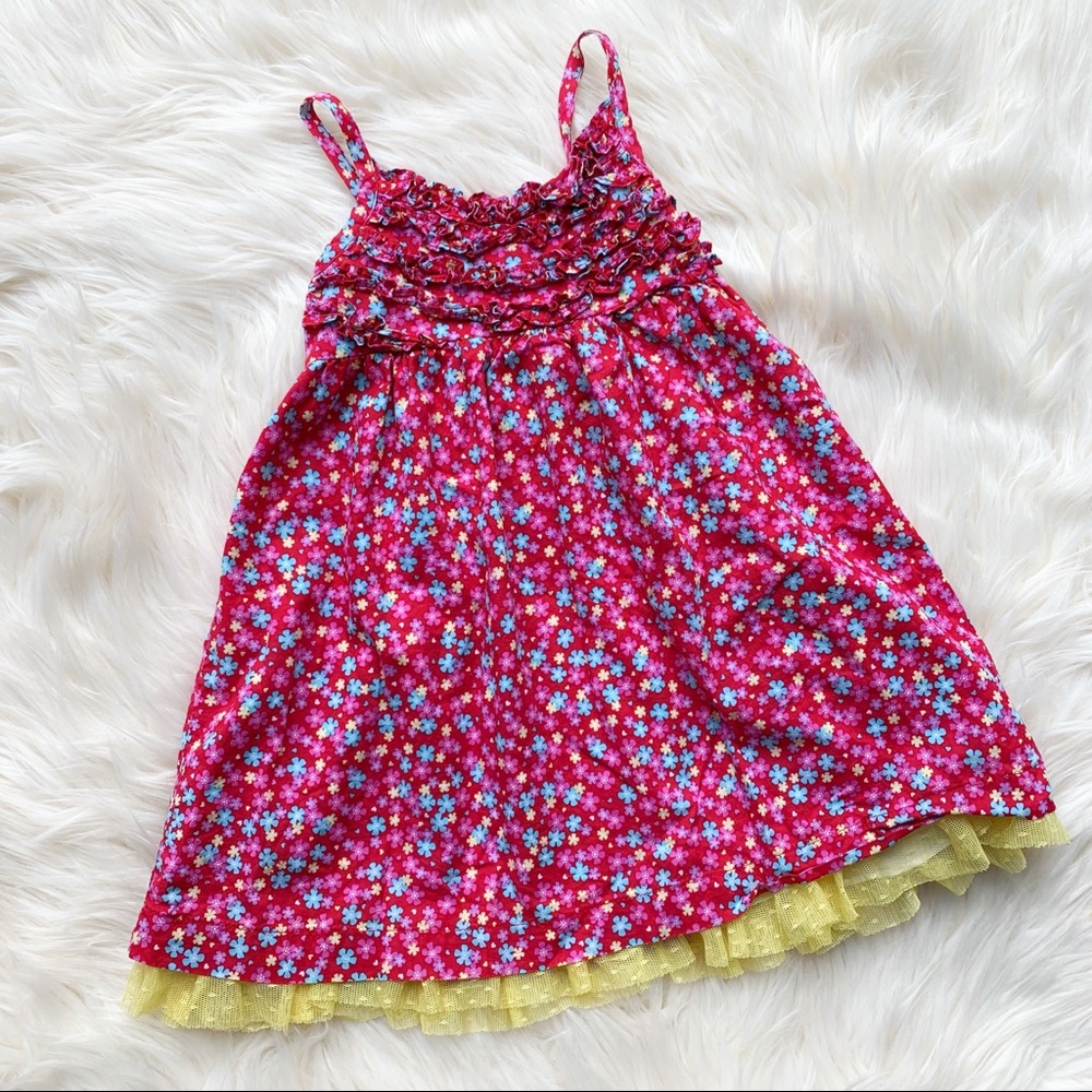 ❤️Penelope Mack❤️Girls 2T Floral Smocked Dress